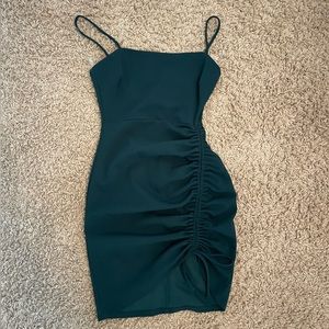 WINDSOR DRESS DARK GREEN - SIZE SMALL